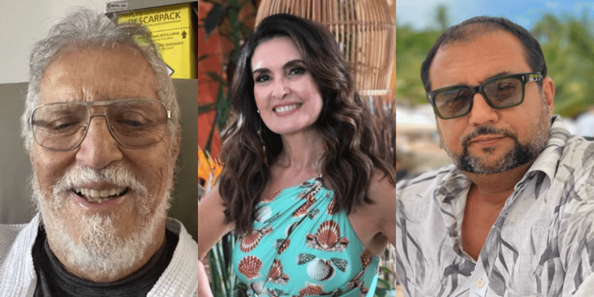 Carlos Alberto, Fátima Bernardes e Geraldo Luís (Reprodução)