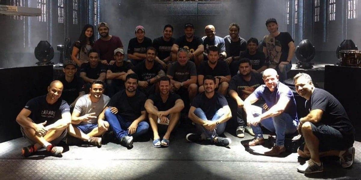 Eduardo Costa e equipe (Foto: Reprodução)