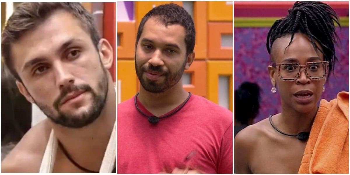 Arthur, Gilberto e Karol estão no paredão do BBB21 - Foto: Montagem Arthur, Gilberto e Karol estão no paredão do BBB21 - Foto: Montagem
