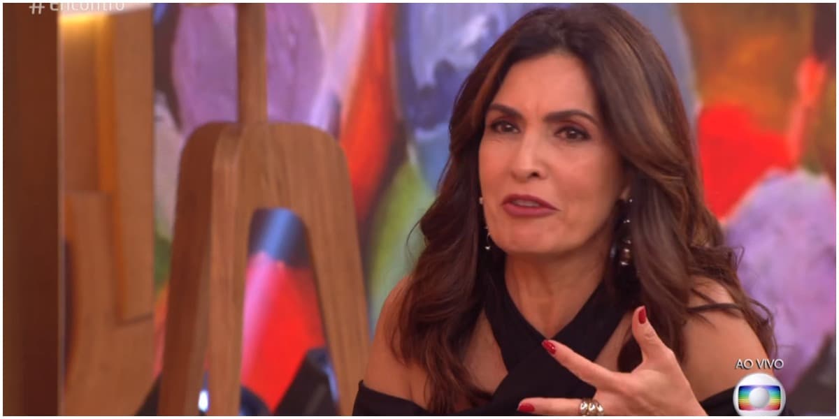 Fátima Bernardes se mal após tentar amenizar história de Karol Conká (Foto: Reprodução) Fátima Bernardes se mal após tentar amenizar história de Karol Conká (Foto: Reprodução)