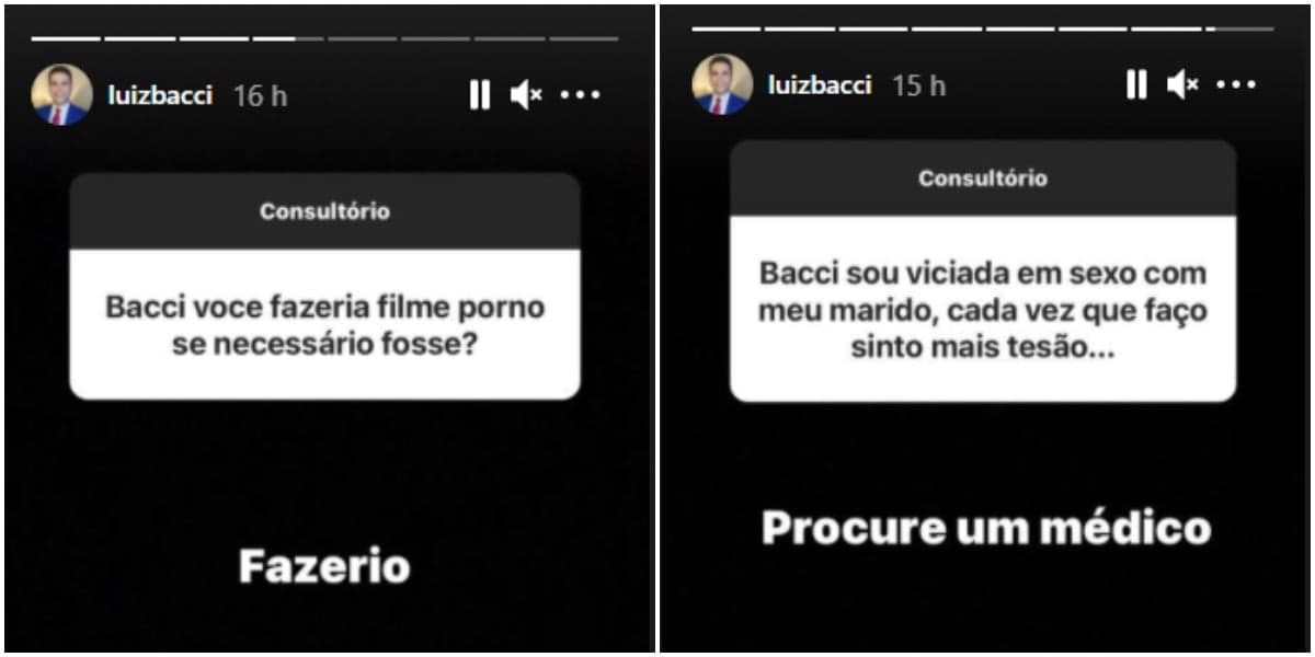 Luiz Bacci usou as redes sociais para responder as perguntas do público (Foto: Reprodução) Luiz Bacci usou as redes sociais para responder as perguntas do público (Foto: Reprodução)