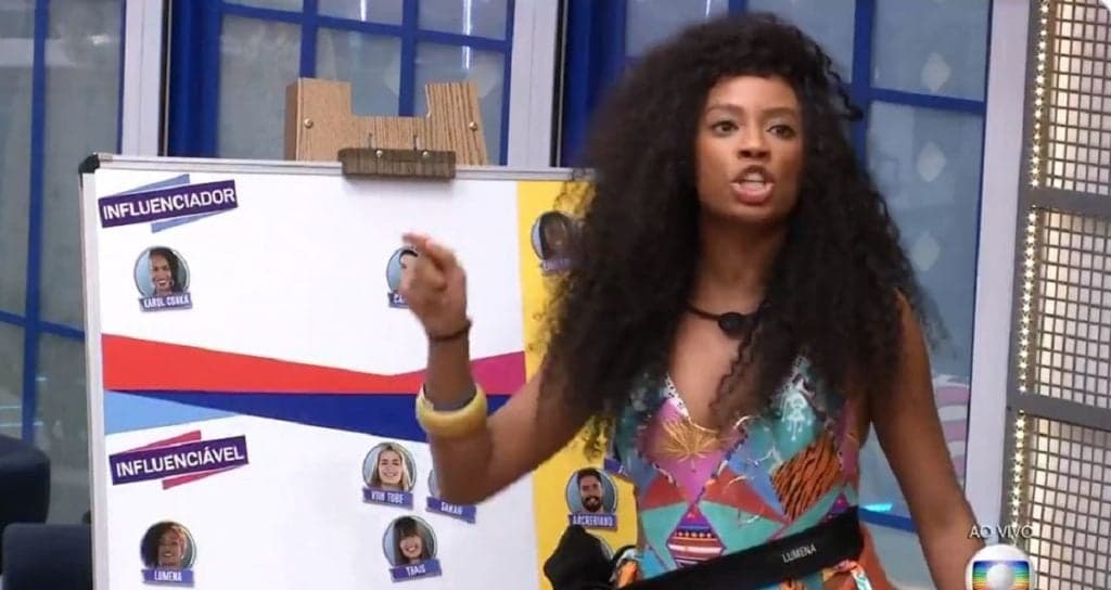 Lumena passa vergonha e detona que Karol Konká estava certa em desconfiar de Carla Dias porque ela é branca no BBB21