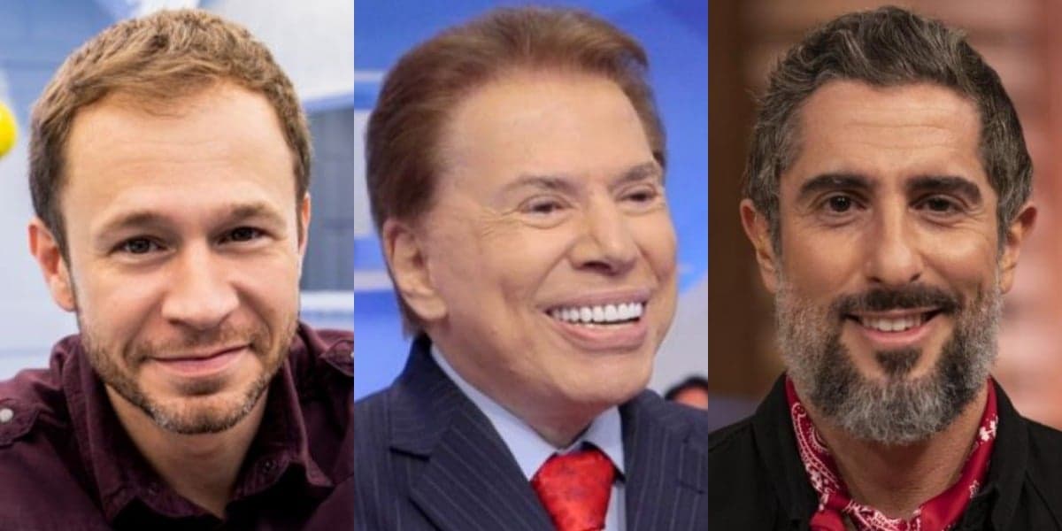 Tiago Leifert do "BBB21", Silvio Santos e Marcos Mion (Foto: Divulgação/TV Globo/SBT/Record) Tiago Leifert do "BBB21", Silvio Santos e Marcos Mion (Foto: Divulgação/TV Globo/SBT/Record)