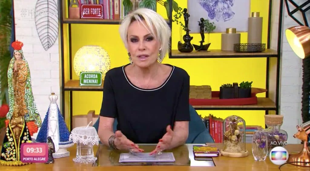Ana Maria Braga, após exigir separação, assume publicamente e ao vivo amor por parceira na Globo: “Ela é novinha”