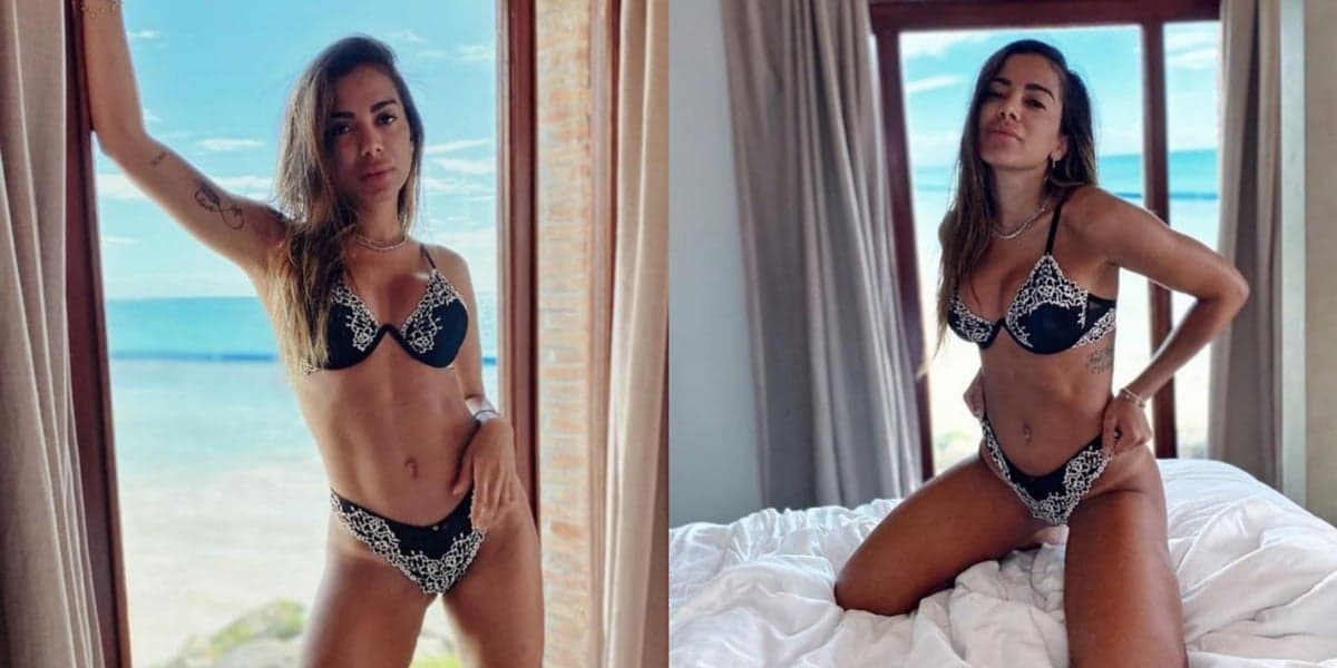 Anitta compartilha ensaio fotográfico sensual, puxa lingerie e fãs comentam - Foto: Reprodução/Instagram Anitta compartilha ensaio fotográfico sensual, puxa lingerie e fãs comentam - Foto: Reprodução/Instagram