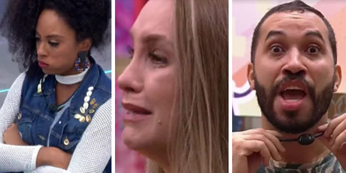Fiuk: Lumena, Carla Dia e Gilberto no BBB21 (Foto: Montagem/TV Foco)