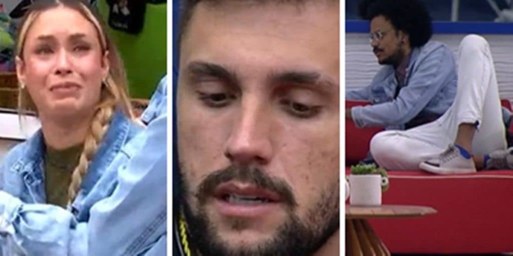 BBB21 tem Juliette consolando Sarah, Arthur alfinetando Camilla e João colocando Caio contra a parede
