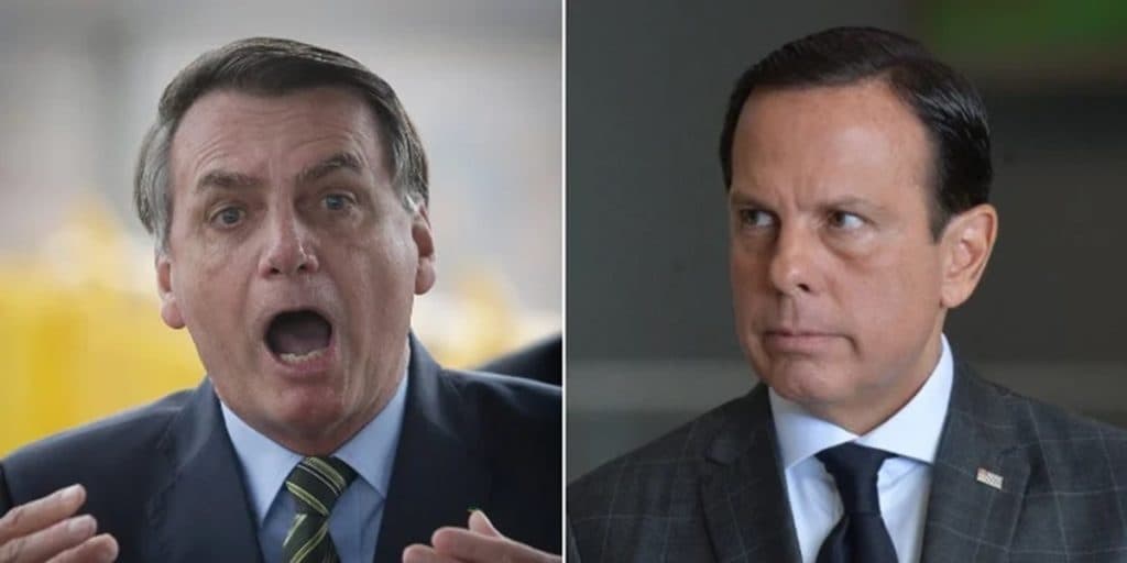 João Doria vai pra cima de Bolsonaro sem dó, chama presidente de 'imbecil' e o classifica como "ditador"