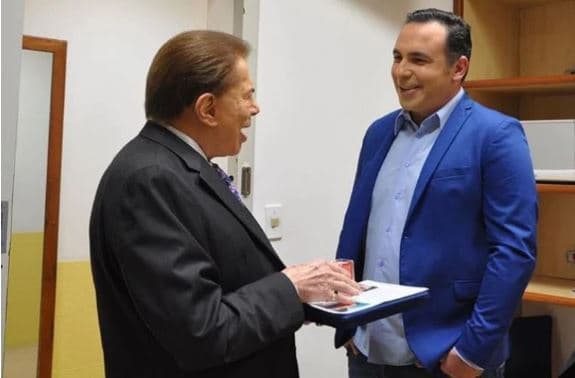 Reinaldo Gottino e Silvio Santos (Reprodução)