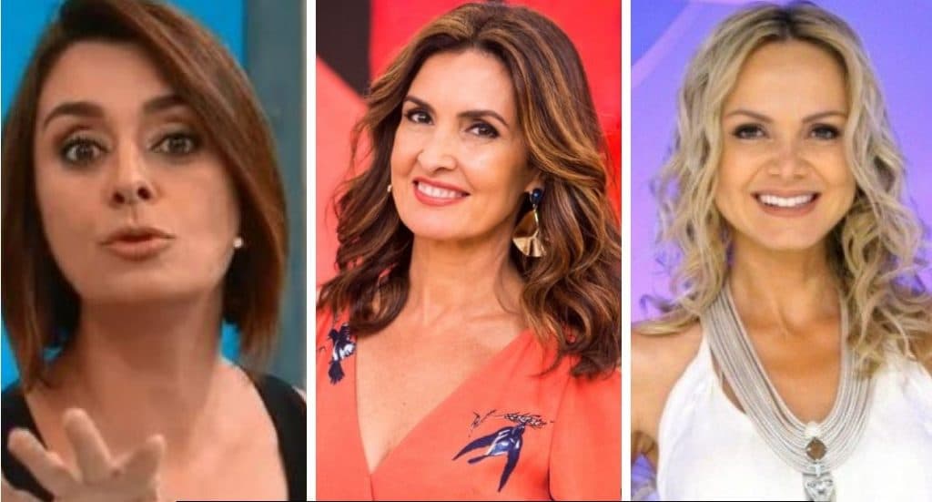 Catia Fonseca discute ao vivo e RH intervém, Fátima Bernardes mente ao vivo e Globo paga e Eliana detona separação