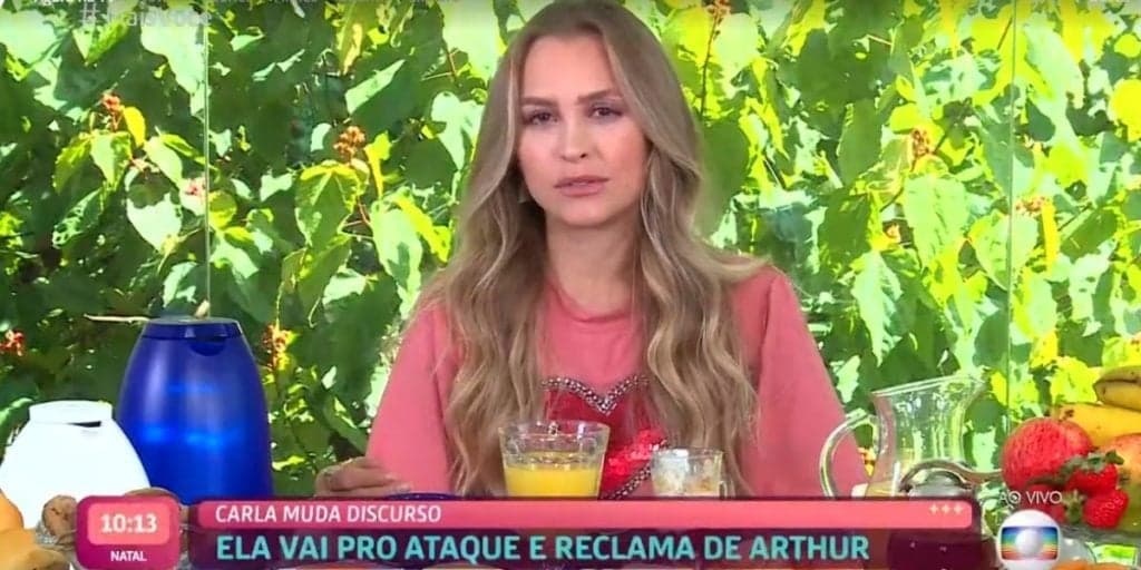 Ana Maria dá bronca em Carla Diaz devido a relação com Arthur e atriz muda da água para o vinho: "A gente fica cega"