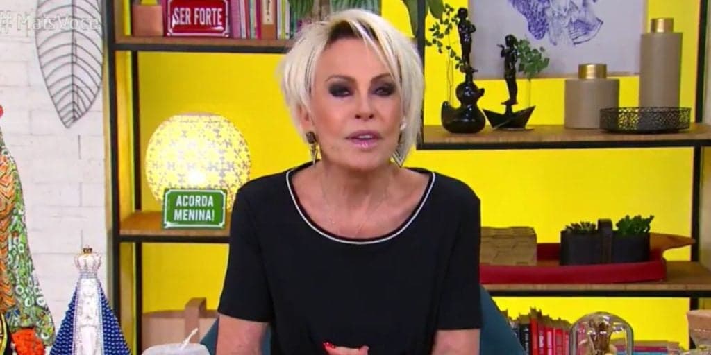 Ana Maria Braga interrompe programa ao vivo, faz comunicado urgente e desaba: "Assumir os meus erros"
