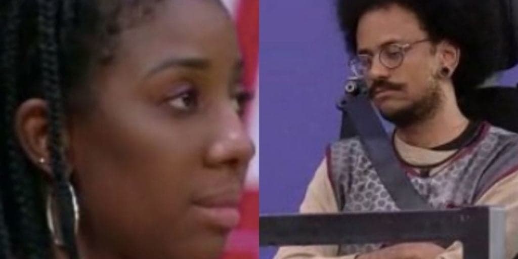 Camilla de Lucas e João Luiz fazem um sinal e decidem deixar a prova do líder no BBB21