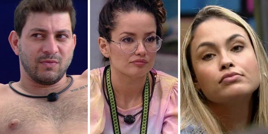 BBB21: Caio tenta colocar Sarah e Gilberto contra Juliette e os dois saem em defesa da sister, que surge na hora