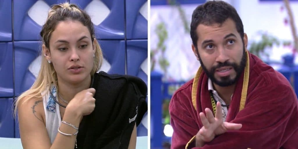 Sarah e Gilberto tem quebra-pau no BBB21 por conta de Rodolffo e sister dispara ao economista: "Cala a tua boca"