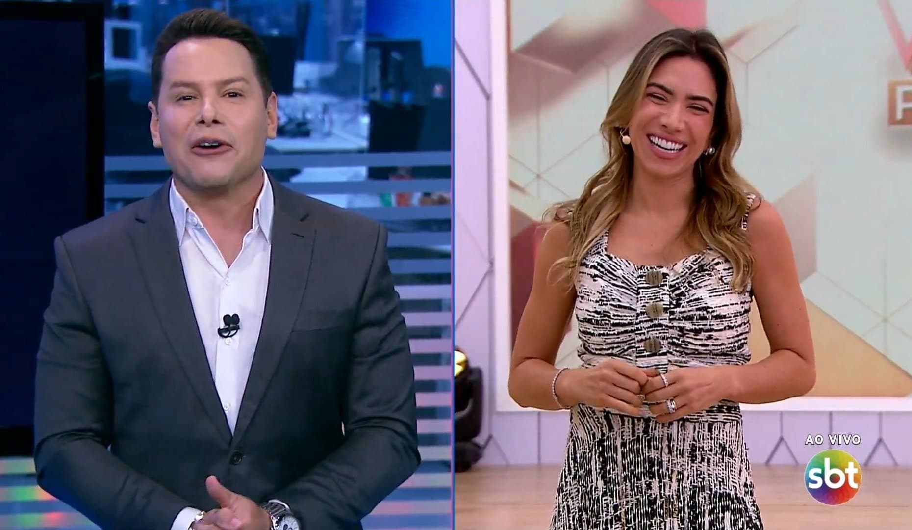 Marcão do Povo e Patrícia Abravanel (Foto: Reprodução)