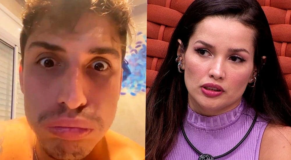 Felipe Prior vem à público escorraçar Juliette do BBB21 e explode: "Se vitimiza pra caramba, p*ta que pariu"