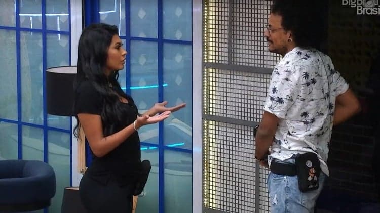 Fiuk: Pocah em conversa com João no BBB21 (Foto: Reprodução)