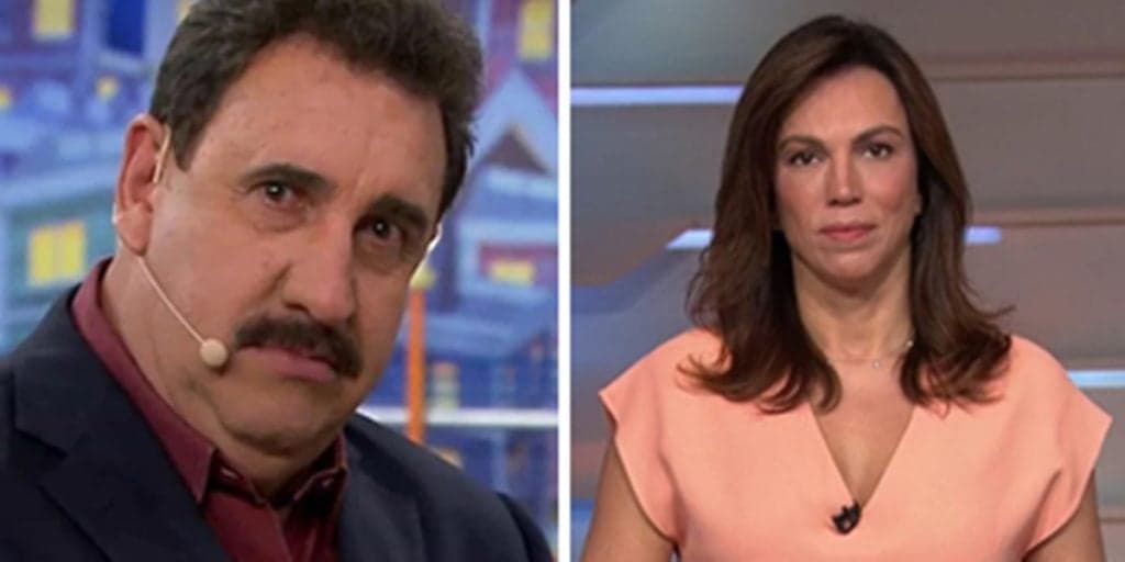 Ratinho precisa acudir Ana Paula Araújo às pressas em situação de desespero e mirabolante: "Você vai cair"