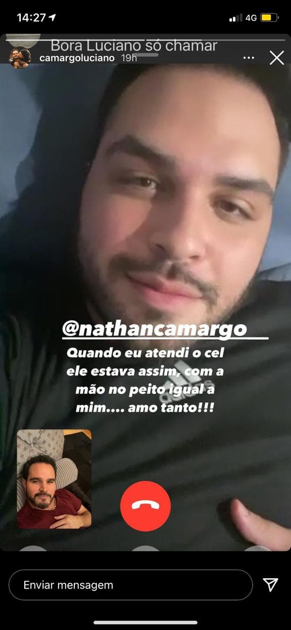 Luciano Camargo tem ligação íntima com rapaz (Reprodução) 