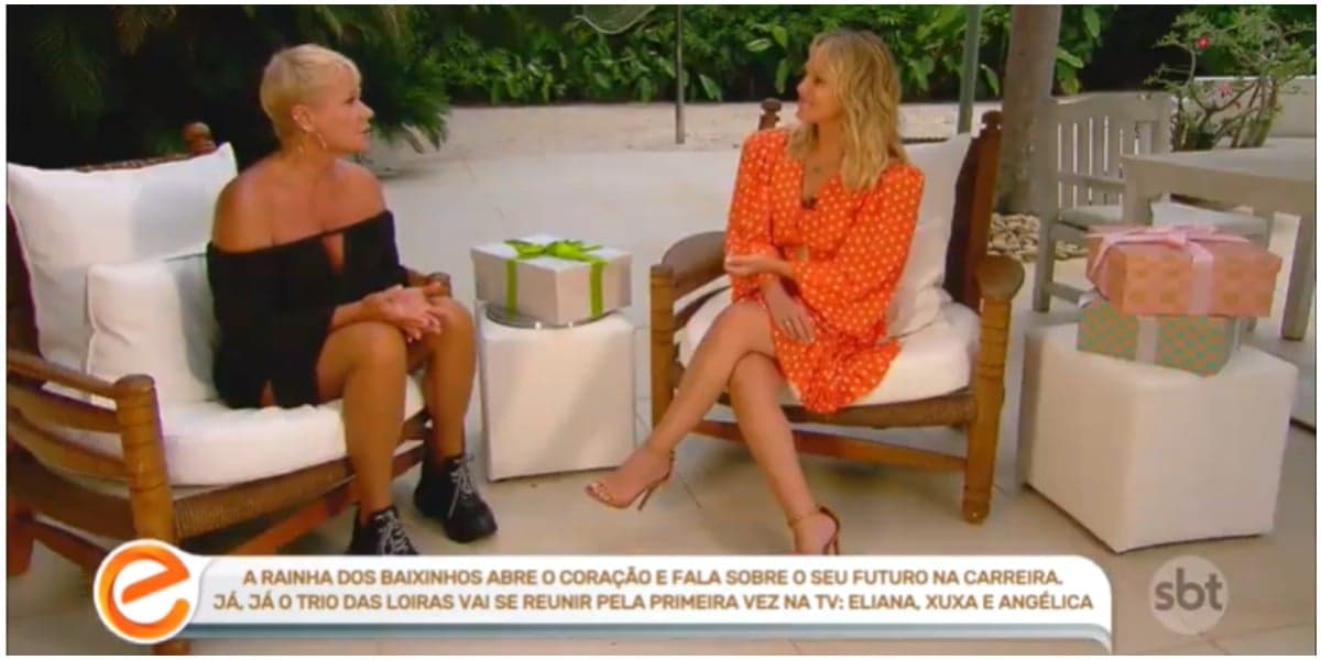 Eliana leva invertida de Xuxa em visita a sua casa (Foto: Reprodução)
