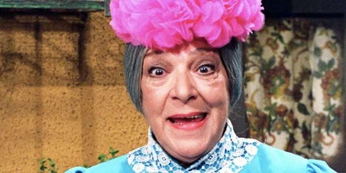 Angelines Fernández, a Bruxa do 71 do seriado "Chaves" (Foto: Divulgação/Televisa)