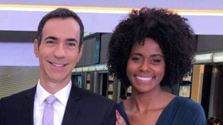 César Tralli e Maju explodem com relação íntima ao vivo e beijos geram climão na Globo: "Não precisa disso"