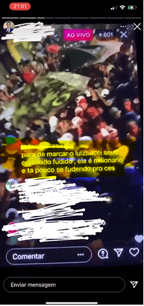 Luiz Bacci usou as redes sociais pra fazer denuncia de aglomeração e foi esculachado 