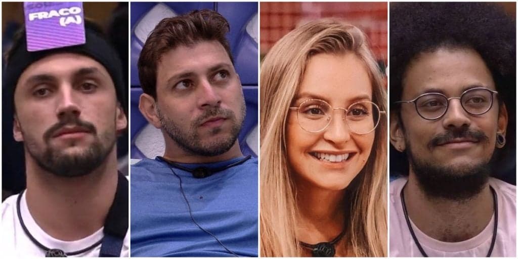 Enquete BBB21: Arthur, Caio, Carla e João estão no paredão fake. Quem deve vencer? Vote!
