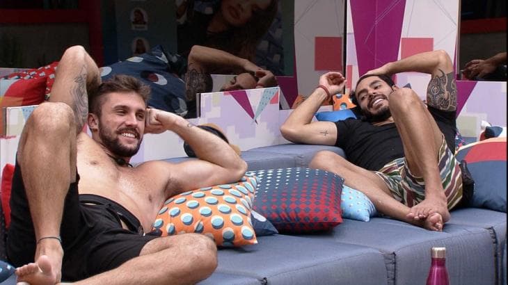 Rodolffo, Arthur e Juliette BBB