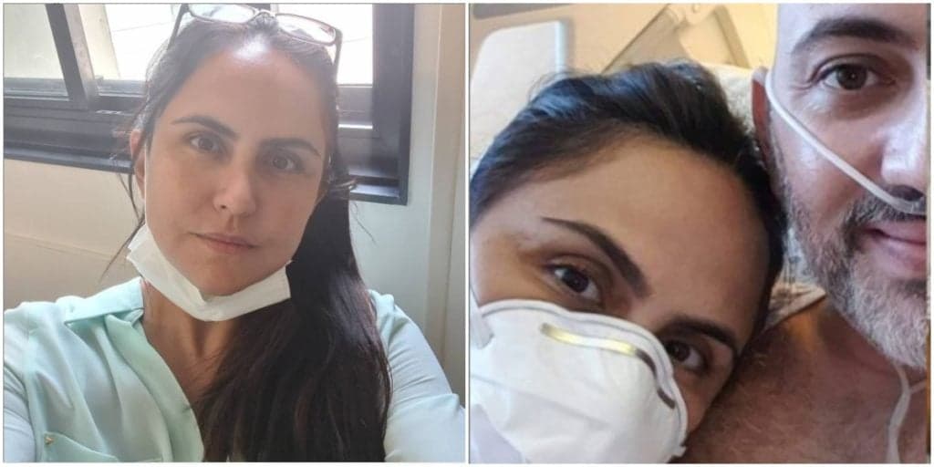 Carla Cecato fica desolada com volta do marido para o hospital e faz suplica ao público: "Doença traiçoeira"