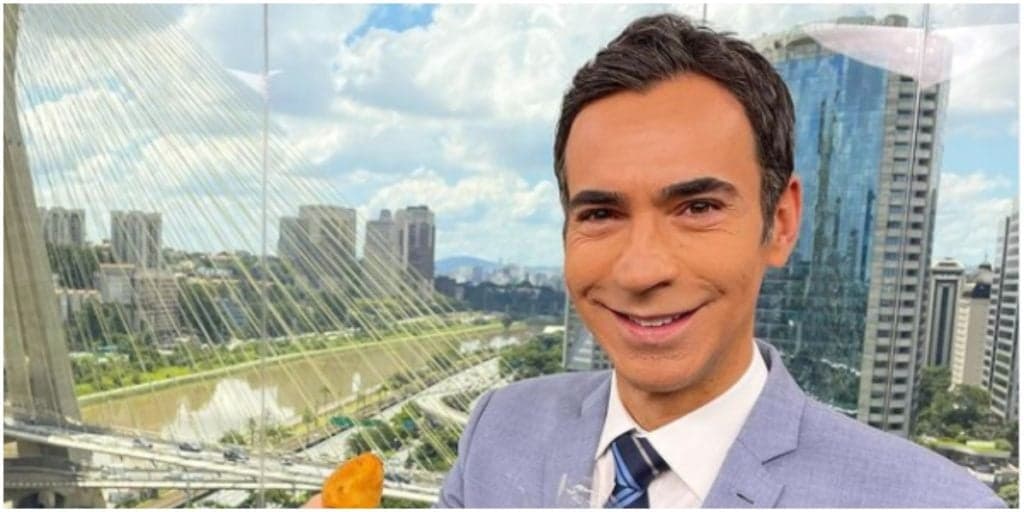 César Tralli detona, abre as pernas e escancara, após choro em elevador e notícia de fim com esposa: “Obrigado”