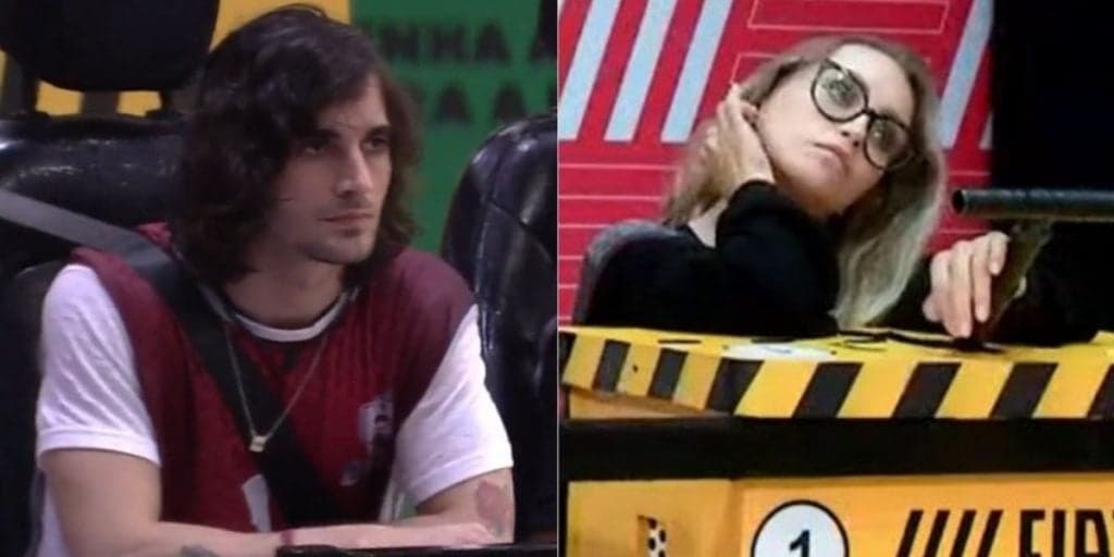 Carla Diaz e Fiuk abandonam Prova do Líder no BBB21 e são jogados no Paredão