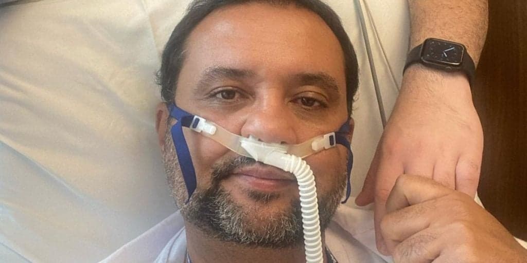 Geraldo Luís perde movimento da perna em relato desesperador e surge agarrado ao parceiro com amor: "Deus"