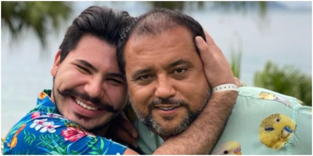 Filho de Geraldo Luís vem à público após apresentador ser internado e mostra foto do pai no hospital