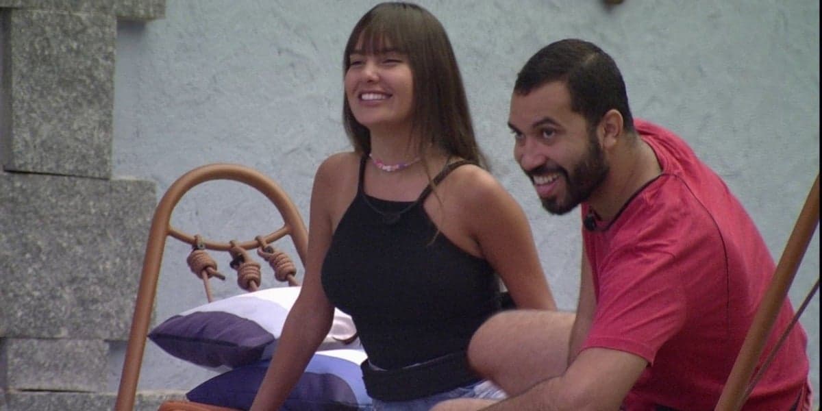 Gil e Thaís no BBB21 (Foto: Reprodução)