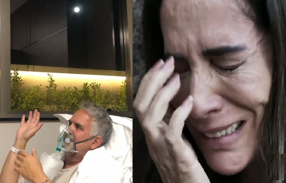 Gloria Pires atualiza estado do marido internado com covid-19