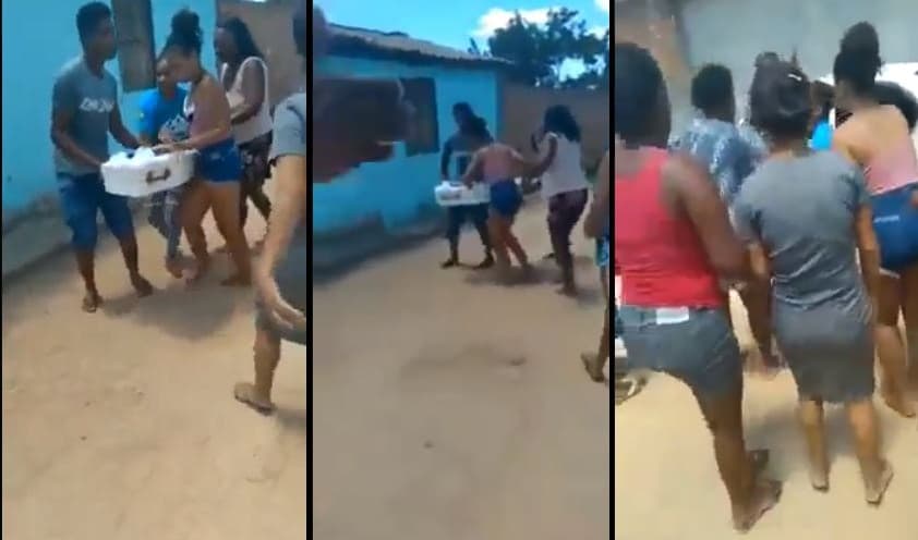 Parentes desenterram corpo de criança na Bahia depois de pastor dizer que ela está viva; veja o vídeo