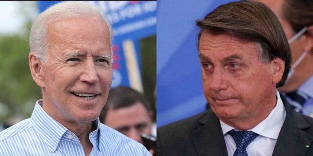 Bolsonaro recebe apoio de Joe Bilden, presidente dos EUA, para frear pandemia de Covid-19 no Brasil