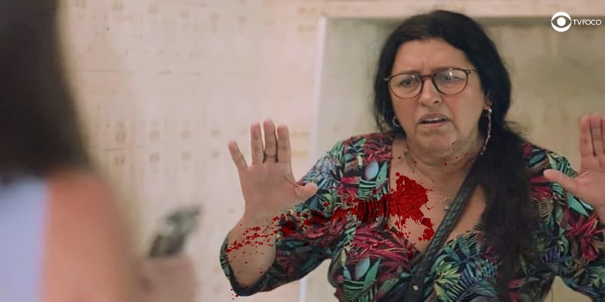 Lurdes em cena de Amor de Mãe tem alma apontada para si em cena de amor de mãe