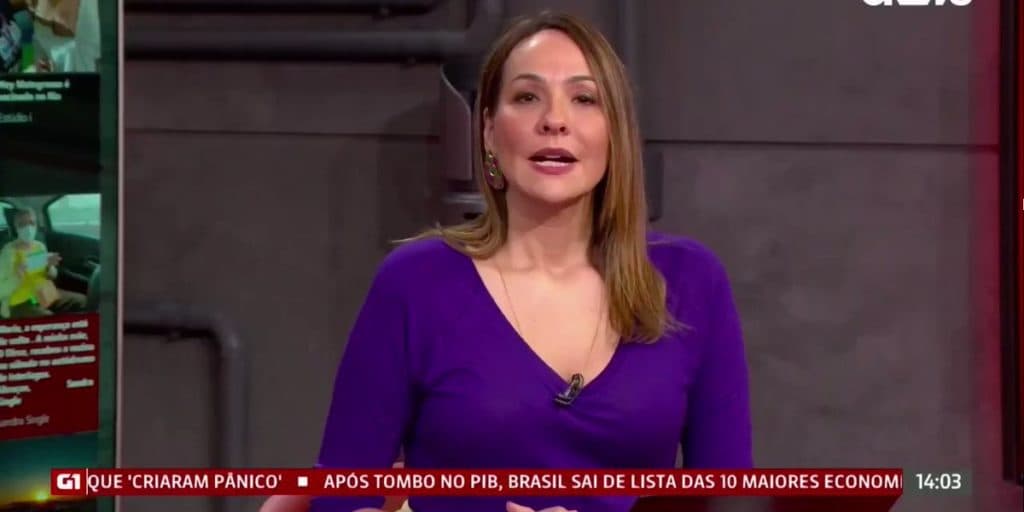 Maria Beltrão abandona telejornal às pressas, corre para o banheiro e recebe alerta ao vivo: "Agora"