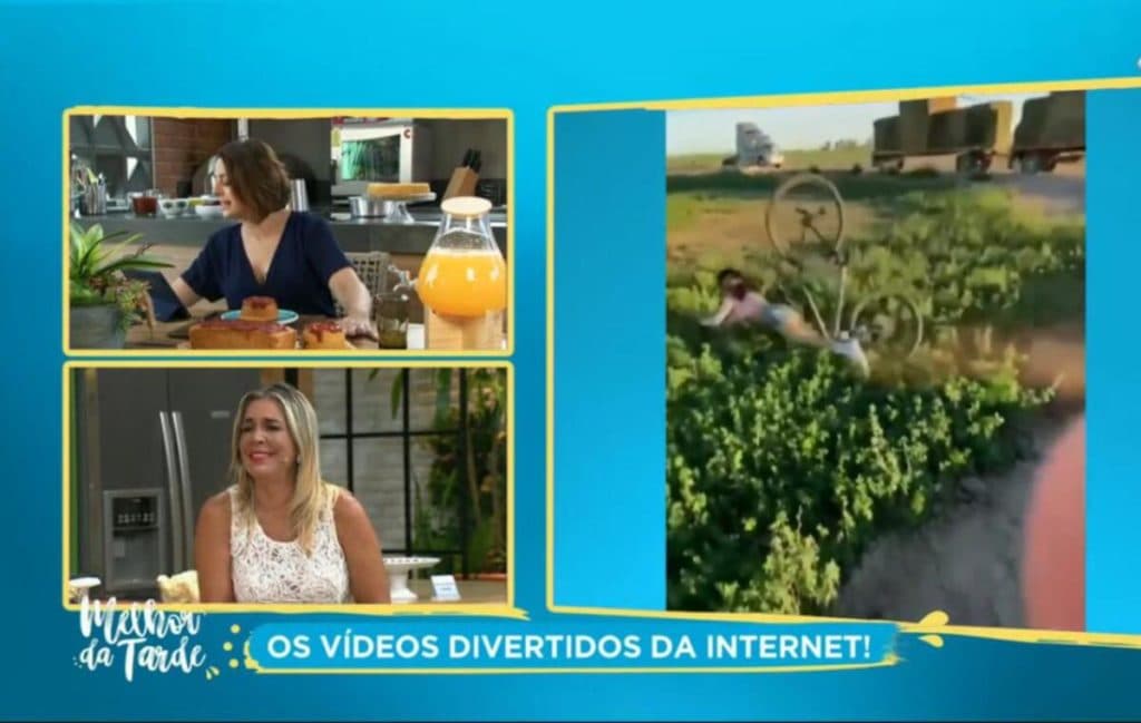 Catia Fonseca, ao vivo, dá opinião na Band e leva "patada" na lata: "Sabe nada"