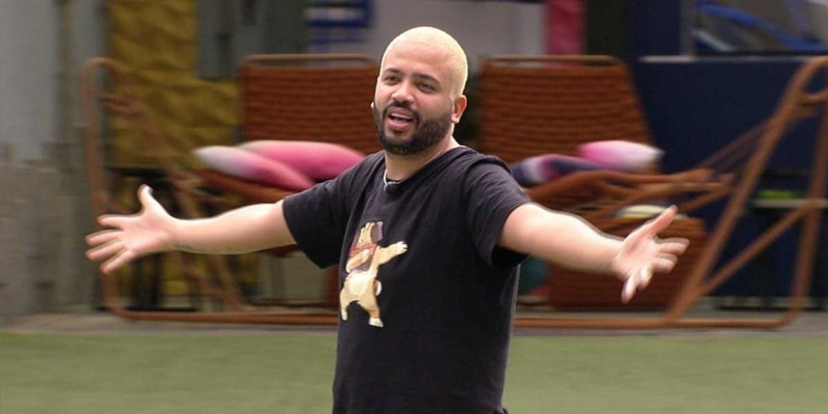 Projota no "BBB21" (Foto: Reprodução/TV Globo)