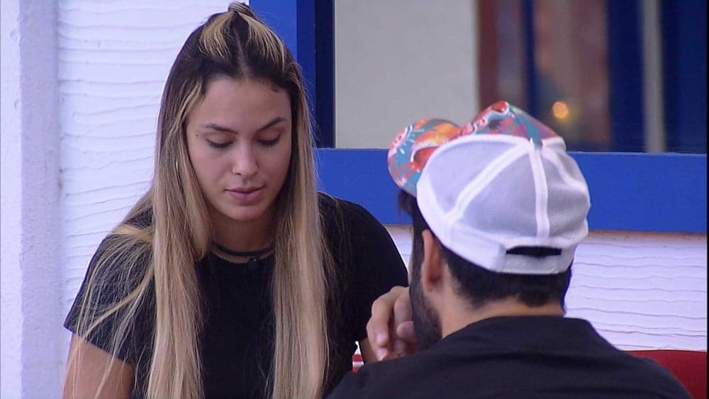 Sarah e Rodolffo no BBB21 (Foto: Reprodução)