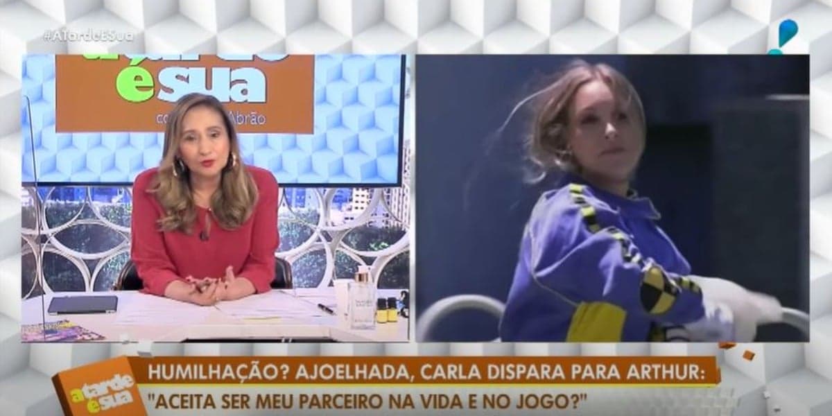 Sonia Abrão detonou Carla Diaz no "A Tarde é Sua" (Foto: Reprodução/RedeTV!) Sonia Abrão detonou Carla Diaz no "A Tarde é Sua" (Foto: Reprodução/RedeTV!)
