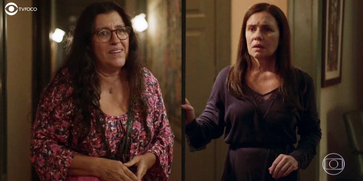 Thelma e Lurdes de Amor de Mãe em Fotomontagem
