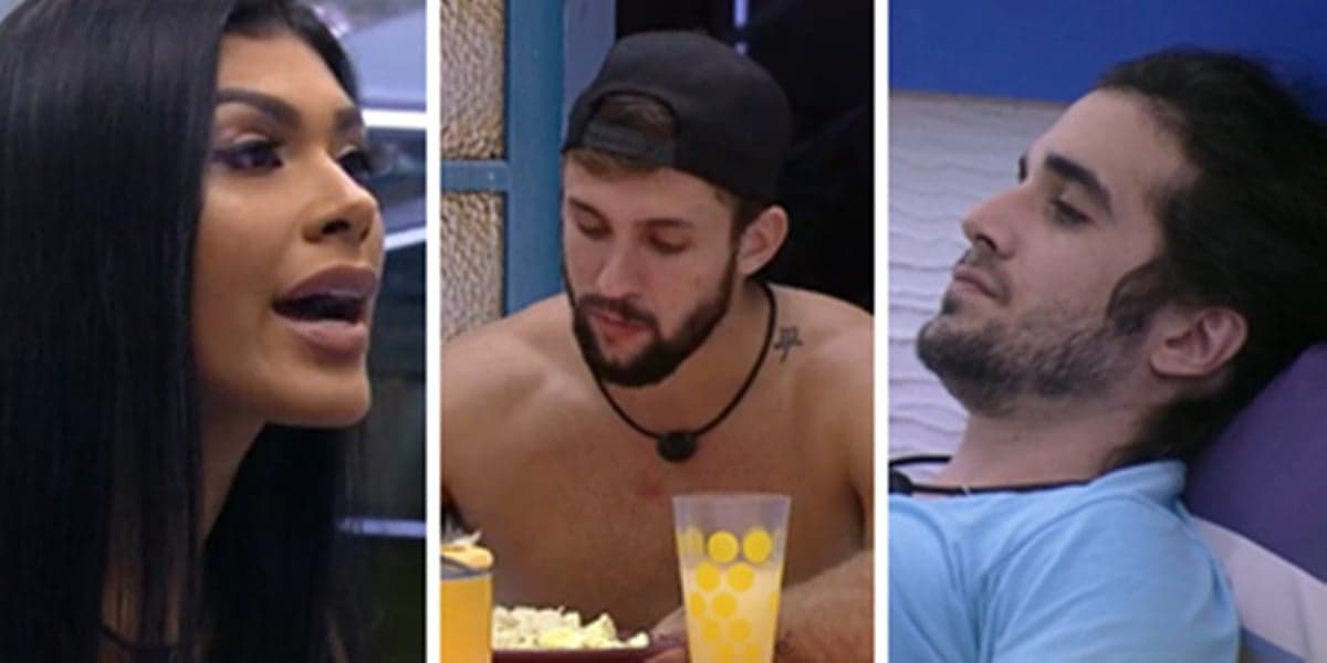 Pocah, Arthur e Fiuk no BBB21 (Imagem/TV Foco) Pocah, Arthur e Fiuk no BBB21 (Imagem/TV Foco)
