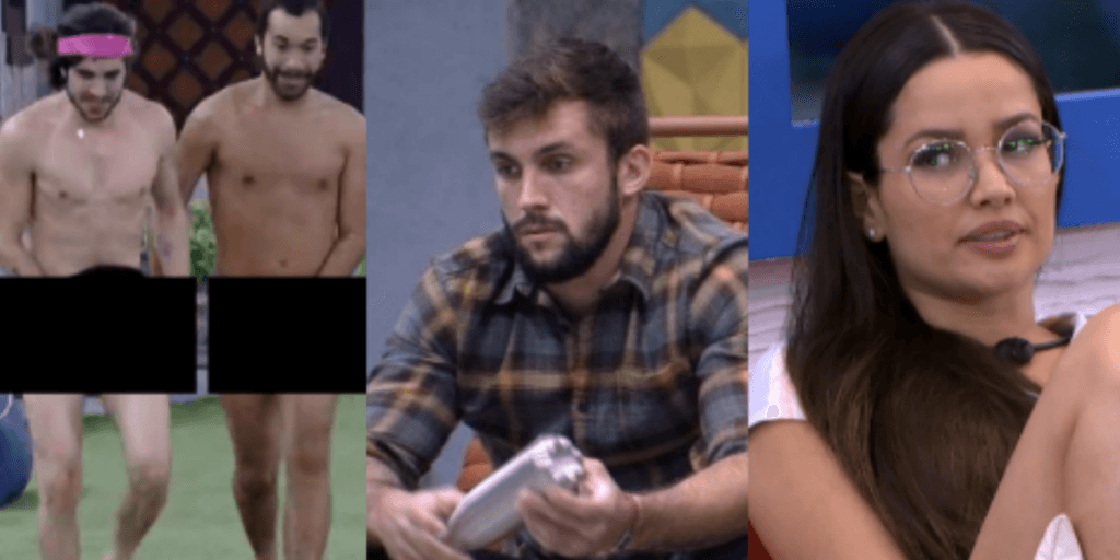 BBB21 tem Fiuk e Gil nus, Arthur preocupado com Paredão e Juliette suplicando apoio