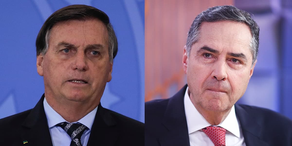 Bolsonaro ataca Barroso após CPI da pandemia (Imagem: Montagem) Bolsonaro ataca Barroso após CPI da pandemia (Imagem: Montagem)