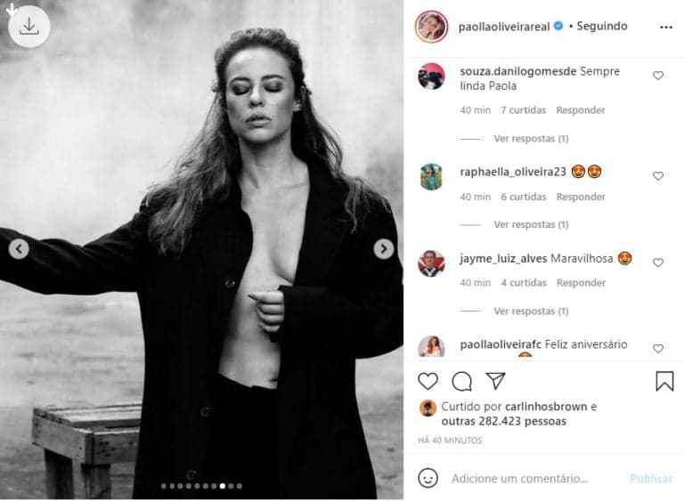 Paolla Oliveira esbanja plenitude aos 39 anos (Reprodução)